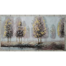 Загрузите изображение в программу просмотра галереи, Arthyx Hand Made Trees Landscape Oil Painting On Canvas,Modern Abstract Wall Art,Pictures For Living Room Home Office Decoration