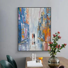 Cargar imagen en el visor de la galería, 100% pinturas al óleo pintadas a mano, cuadros de pared, pintura abstracta, pintura dorada de alta calidad, arte de pared para decoración del hogar y sala de estar