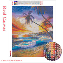 Laden Sie das Bild in den Galerie-Viewer, 5D Diamant Malerei Landschaft Sonnenuntergang Stickerei Verkauf Handarbeiten Mosaik Strass Bilder Home Decor