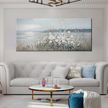 Загрузите изображение в программу просмотра галереи, 3D Abstract Oil Painting Flower Handmade Wall Art Picture Home Hotel Office Interior Decoration Painting On Canvas Hand Painted