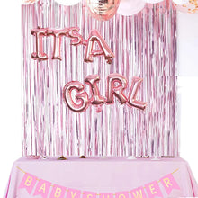 Carica l'immagine nel visualizzatore della Galleria, Decorazione per baby shower. È uno sfondo per ragazzo o ragazza. Sfondo per tenda antipioggia. Palloncini per rivelare il genere. Forniture per bambini a casa