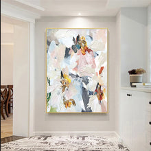 Laden Sie das Bild in den Galerie-Viewer, New Arrival Wall Decor Flower Canvas Art Handmade Abstract Flower Oil Painting Canvas Wall Art Modern Home Decoration Piece Art