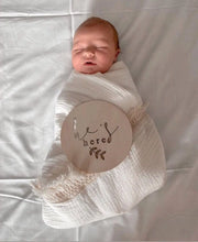 Laden Sie das Bild in den Galerie-Viewer, 6 schichten Neugeborenen Swaddle Wrap Decke Baumwolle Baby Decke Infant Schlafen Warme Bettdecke Bettdecke Musselin Baby Decke