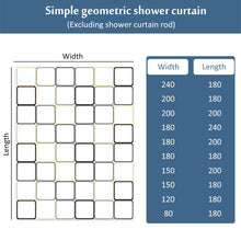 Load image into Gallery viewer, 240 200 180 150 Modern Shower Curtain With Hooks Mildew Proof Translucent Bathroom Curtains Home Waterproof PEVA Plastic Curtain