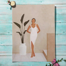 Cargar imagen en el visor de la galería, Cuadro sobre lienzo para pared carteles nórdicos e impresiones de imágenes de pared para decoración para sala de estar, lectura de verano, moda abstracta para chica, viaje