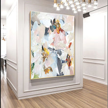 Laden Sie das Bild in den Galerie-Viewer, New Arrival Wall Decor Flower Canvas Art Handmade Abstract Flower Oil Painting Canvas Wall Art Modern Home Decoration Piece Art