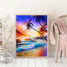 Laden Sie das Bild in den Galerie-Viewer, 5D Diamant Malerei Landschaft Sonnenuntergang Stickerei Verkauf Handarbeiten Mosaik Strass Bilder Home Decor
