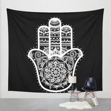 Load image into Gallery viewer, 200*150cm Yin Yang Printed Lotus Tapestry Bohemia Mandala Tapestry Wall Hanging Wall Decoration Hippie Tapestry Beach Yoga Mat