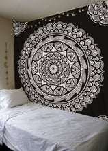 Load image into Gallery viewer, 200*150cm Yin Yang Printed Lotus Tapestry Bohemia Mandala Tapestry Wall Hanging Wall Decoration Hippie Tapestry Beach Yoga Mat