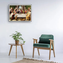 Cargar imagen en el visor de la galería, Pintura de diamantes 5D, La última cena, taladro completo, diamantes de imitación, punto de cruz, bricolaje, mosaico de diamantes, Hobby, decoración del hogar