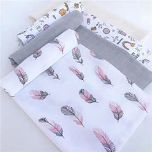 Load image into Gallery viewer, 120cm*110cm Blanket Muslin Swaddle Baby Cotton Baby Swaddles Blanket Baby Muslin Blanket 120 Muslin Diaper