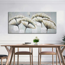 Загрузите изображение в программу просмотра галереи, 3D Abstract Oil Painting Flower Handmade Wall Art Picture Home Hotel Office Interior Decoration Painting On Canvas Hand Painted