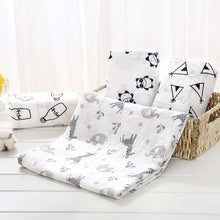Load image into Gallery viewer, 120cm*110cm Blanket Muslin Swaddle Baby Cotton Baby Swaddles Blanket Baby Muslin Blanket 120 Muslin Diaper