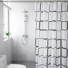 Load image into Gallery viewer, 240/200/180/150 Plastic Shower Curtain With Hooks Mildew Proof Translucent Bathroom Curtains Home Waterproof Modern PEVA Curtain
