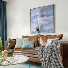 Laden Sie das Bild in den Galerie-Viewer, Abstract Light In The Blue Sky Wall Art Picture For Home Decor Handmade Acrylic Oil Painting On Canvas Hang Poster For Room