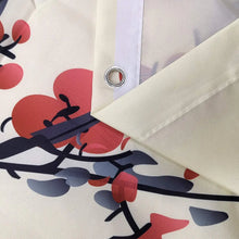 Carica l'immagine nel visualizzatore della Galleria, Retro Flowers Bird Shower Curtain Pink Cherry Blossom Waterproof Polyester Fabric Home Decoration Bathroom Accessor Bath Curtain