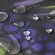 Carica l'immagine nel visualizzatore della Galleria, Purple Hydrangea Flower White Shower Curtain Landscape 3D Green Plant Waterproof Polyester Bathroom Curtains Bath Screen Decor