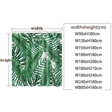 Load image into Gallery viewer, 3d Printing Green Forest Waterfall Shower Curtains Waterproof Bathroom Curtain With Hooks Bath Curtain 180*200 Polyester Fabric