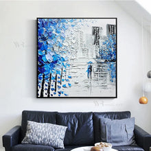 Laden Sie das Bild in den Galerie-Viewer, Abstract Painting Poster Nordic Modern Home Decoration Street Landscape Black And White Hanging Picture For Living Room Bedroom