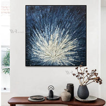 Laden Sie das Bild in den Galerie-Viewer, Abstract Canvas Wall Art Handmade Oil Painting Modern Acrylic Texture Mural Living Room Bedroom Porch Restaurant Custom Poster