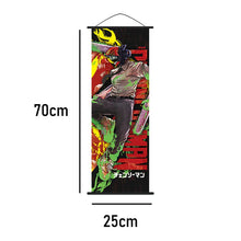 Laden Sie das Bild in den Galerie-Viewer, Anime Chainsaw Man Scroll Leinwand Makima Power Denji Aki Mitaka Asa Wandbehang Malerei Home Decor Manga Chainsaw Man Poster