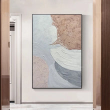 Загрузите изображение в программу просмотра галереи, Abstract Decor Oil Painting Hand-Painted Canvas Poster Modern Minimalist Wall Art Hanging Picture Living Room Hotel Custom Mural