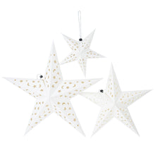 Load image into Gallery viewer, 30-60cm Hollow Out Star Party Light Window Grille Paper Lantern Stars Lampshade Garden Hanging Decoration For Home Holiday Party
