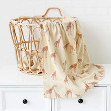 Load image into Gallery viewer, 120x120cm Rainbow Bamboo Cotton Baby Blanket Soft Muslin Swaddle Blanket Swaddle Set Newborn