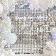 Load image into Gallery viewer, 2m Party Background Curtain Sequin Backdrop Birthday Wedding Decor Baby Shower Sequin Wall Glitter Backdrop Foil Curtain Garland
