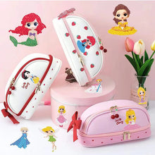 Laden Sie das Bild in den Galerie-Viewer, 5D-Diamant-Malerei-Aufkleber, einfach für Kinder, Disney-Prinzessin, Diamant-Kunst, Diamant-Mosaik-Aufkleber nach Zahlen, Kits für Kinder