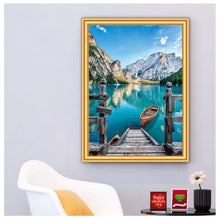 Laden Sie das Bild in den Galerie-Viewer, 5D DIY Landschaft Diamant Malerei Sonnenuntergang Meer Baum Blume Diamant Stickerei Mosaik Strass Bilder Kunst Handwerk Hause Decora