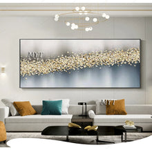 Laden Sie das Bild in den Galerie-Viewer, Abstraktes Folienkunstwerk, modernes Dekor-Ölgemälde auf Leinwand, Lanscapere, reine handgemalte Bilder, Leinwand-Wandkunst, ungerahmt