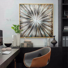 Загрузите изображение в программу просмотра галереи, Custom Art Oil Painting Abstract Design Modern Home Decor Artwork 100%Handmade Canvas Mural Living Room Bedroom Wall Pop Picture