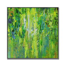 Загрузите изображение в программу просмотра галереи, Overszie Abstract Green Brown 3D Art Oil Painting On Canvas Hand Painted Modern Abstract Acrylic Painting For Hotel Home Decora