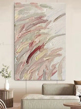 Laden Sie das Bild in den Galerie-Viewer, Abstract Painting Lands Nordic Modern Pure Handmade Oil Painting  Home Decoration For Bedroom Dining Room Living Room Sofa Mural