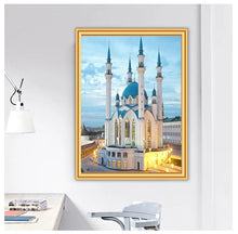 Laden Sie das Bild in den Galerie-Viewer, 5D DIY Landschaft Diamant Malerei Sonnenuntergang Meer Baum Blume Diamant Stickerei Mosaik Strass Bilder Kunst Handwerk Hause Decora