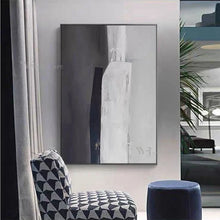 Load image into Gallery viewer, Abstract Minimalist Art Decoration Handmade Canvas Poster Wall Aesthetics Custom Picture Living Room Bedroom Porch Hanging Mural