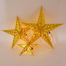 Load image into Gallery viewer, 30-60cm Hollow Out Star Party Light Window Grille Paper Lantern Stars Lampshade Garden Hanging Decoration For Home Holiday Party