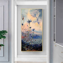 Загрузите изображение в программу просмотра галереи, Home Decoration Wall Paintings 100% Hand Painted Modern Abstract Canvas Wall Art Flower Landscape Oil Painting Living Room Decor