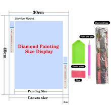 Cargar imagen en el visor de la galería, Pintura de diamante 5D DIY, bordado de animales, conejo de dibujos animados, bordado a mano cuadrado/redondo, punto de cruz, regalo de decoración del hogar