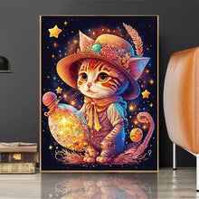 Laden Sie das Bild in den Galerie-Viewer, Tiere DIY 5D Diamant Malerei Kits Katze Eule Vögel und Blumen Vollbohrer Handarbeit Stickerei Diamant Mosaik Home Decor Geschenk