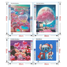 Cargar imagen en el visor de la galería, Pintura de diamante 5D Diy, paisaje de árbol y Luna de fantasía, mosaico de diamantes de imitación, bordado, productos hechos a mano, regalo de decoración del hogar