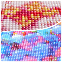 Laden Sie das Bild in den Galerie-Viewer, 5D-Diamant-Malerei, Mond, Baum, Segelboot, Landschaft, Diamant-Mosaik-Set, vier Jahreszeiten, Baum, Strass-Stickerei, DIY-Heimdekoration