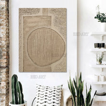 Load image into Gallery viewer, Hand Painted Brown Abstract Texture Oil Painting Modern Murals Luxury Canvas Art Unframed Artwork Wall Paintings Handmade Item