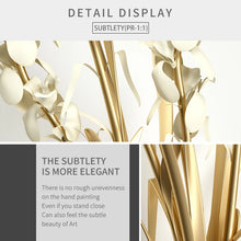 Laden Sie das Bild in den Galerie-Viewer, Abstrakte goldene Blume, Heimdekoration, luxuriöses Bild, Leinwandgemälde, Wandkunst, Poster und Drucke für nordisches Wohnzimmer-Kunstdesign