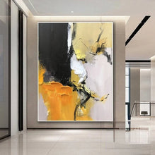 Laden Sie das Bild in den Galerie-Viewer, Abstract Oil Painting Wall art Handmade, Hand painted Modern POP Large Mural, Living Room Art, Acrylic canvas hand drawn