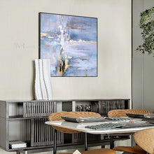 Laden Sie das Bild in den Galerie-Viewer, Abstract Light In The Blue Sky Wall Art Picture For Home Decor Handmade Acrylic Oil Painting On Canvas Hang Poster For Room