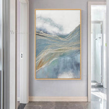 Laden Sie das Bild in den Galerie-Viewer, Abstract Decorative Drawing Handmade Oil Painting Canvas Art Hanging Picture Wall Poster Living Room Bedroom Restaurant Hotel