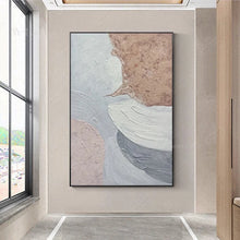 Загрузите изображение в программу просмотра галереи, Abstract Decor Oil Painting Hand-Painted Canvas Poster Modern Minimalist Wall Art Hanging Picture Living Room Hotel Custom Mural