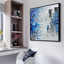 Laden Sie das Bild in den Galerie-Viewer, Abstract Painting Poster Nordic Modern Home Decoration Street Landscape Black And White Hanging Picture For Living Room Bedroom